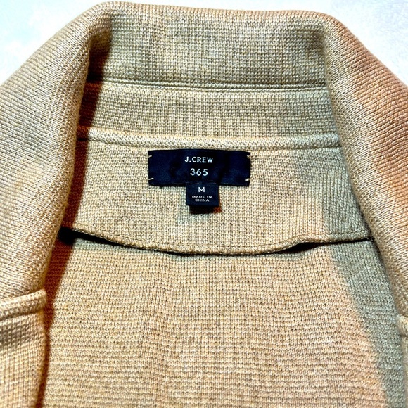 J. Crew 365 Sophie Open Merino Wool Front Sweater Blazer Cardigan SZ M Academia - Picture 3 of 10